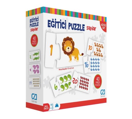 Games Eğitici Puzzle Sayılar 40 Parça 5031 Games Eğitici Puzzle Sayılar 40 Parça 5031