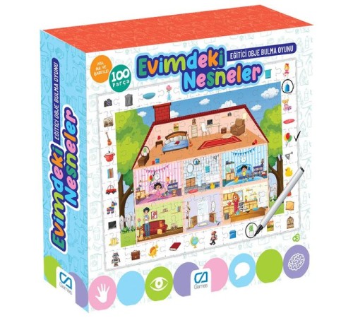 Games Evimdeki Nesneler 100 Parça 5150 Games Evimdeki Nesneler 100 Parça 5150
