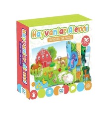 Games Hayvanlar Alemi 36 Parça Puzzle