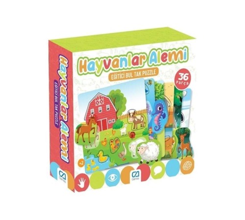 Games Hayvanlar Alemi 36 Parça Puzzle Games Hayvanlar Alemi 36 Parça Puzzle