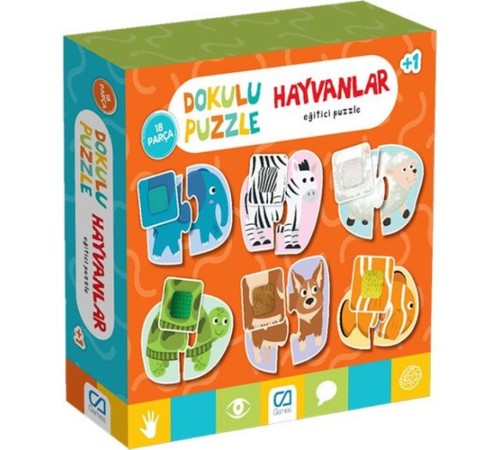 Games Hayvanlar Dokulu Eğitici Puzzle 18 Parça 5126 Games Hayvanlar Dokulu Eğitici Puzzle 18 Parça 5126