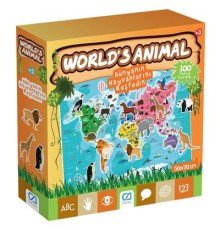 Games World's Animal 100 Parça Puzzle 5152