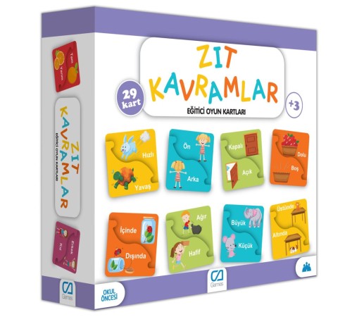 Games Zıt Kavramlar Eğitici Oyun Kartları 29 Kart 5045 Games Zıt Kavramlar Eğitici Oyun Kartları 29 Kart 5045