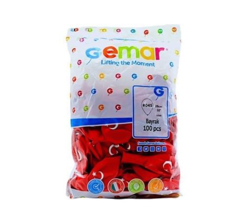 GD-90-045 Bayrak Balon 100 Adet -Dinamik Oyuncak GD-90-045 Bayrak Balon 100 Adet -Dinamik Oyuncak