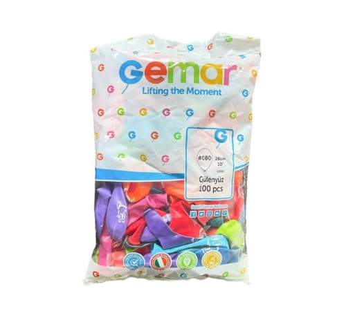 GD-90G Gülenyüz Balon 100 Adet -Dinamik Oyuncak GD-90G Gülenyüz Balon 100 Adet -Dinamik Oyuncak