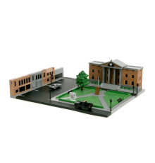 Geleceğe Dönüş Saat Kulesi Nano Sahnesi Diorama Modellemesi