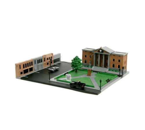 Geleceğe Dönüş Saat Kulesi Nano Sahnesi Diorama Modellemesi Geleceğe Dönüş Saat Kulesi Nano Sahnesi Diorama Modellemesi
