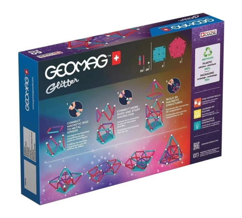 Geomag Glitter Manyetik Zeka Oyunu 60 Parça Geomag Glitter Manyetik Zeka Oyunu 60 Parça