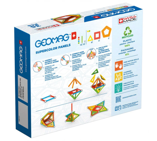 Geomag Supercolor Panels Manyetik Zeka Oyunu 35 Parça Geomag Supercolor Panels Manyetik Zeka Oyunu 35 Parça
