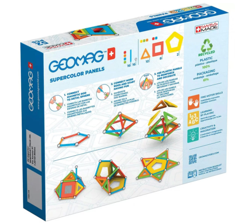 Geomag Supercolor Panels Manyetik Zeka Oyunu 52 Parça Geomag Supercolor Panels Manyetik Zeka Oyunu 52 Parça
