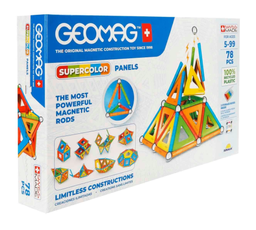 Geomag Supercolor Panels Manyetik Zeka Oyunu 78 Parça S01000379 Geomag Supercolor Panels Manyetik Zeka Oyunu 78 Parça S01000379