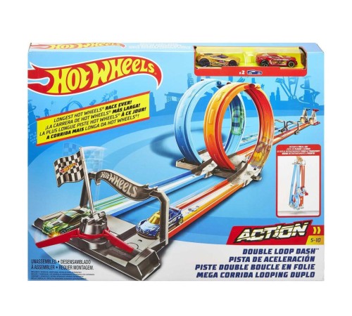 GFH85 Hot Wheels Çift Çemberde Depar Pist Seti GFH85 Hot Wheels Çift Çemberde Depar Pist Seti
