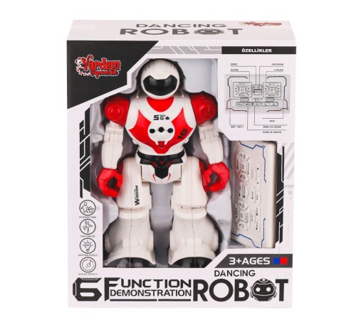 GGE-606-29 Kumandalı Işıklı Dansçı İnteraktif Robot -Vardem Oyuncak