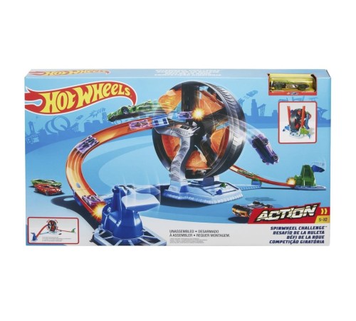 GJM77 Hot Wheels, Dönen Tekerlek Macerası Yarış Seti / 4-8 yaş GJM77 Hot Wheels, Dönen Tekerlek Macerası Yarış Seti / 4-8 yaş