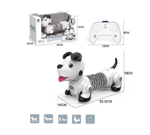 GL-777-603 Uzaktan Kumandalı Işıklı ve Sesli Sevimli Akıllı Köpek -Vardem Oyuncak GL-777-603 Uzaktan Kumandalı Işıklı ve Sesli Sevimli Akıllı Köpek -Vardem Oyuncak
