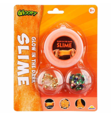 Gloopy Karanlıkta Parlayan Turuncu Slime