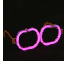   Glow Stick Elma Gözlük - Glow Partisi Gözlüğü - Glow Stick Gözlük 12 Adet