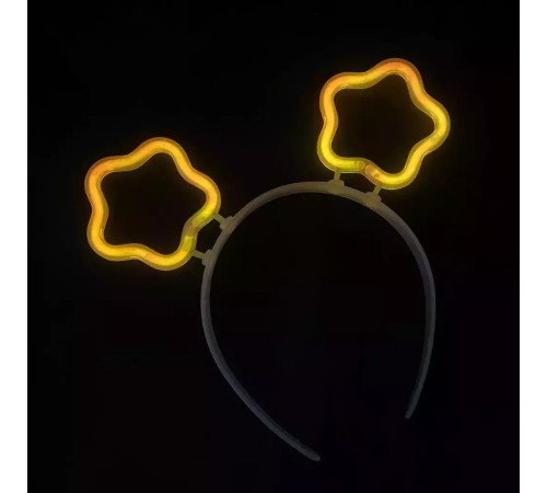 Glow Stick Karanlıkta Yanan Fosforlu Yıldız Taç 12 Adet Glow Stick Karanlıkta Yanan Fosforlu Yıldız Taç 12 Adet