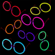 GlowStickPartiGözlüğüGlowPartisiYuvarlakŞekilliFosforluGözlük6Adet