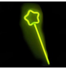 Glow Stick Yıldız Asa Kırılınca Yanan Yıldız Çubuklar 6 Renk 6 Adet