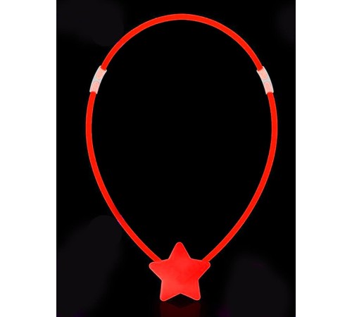 Glow Stick Yıldız Kolye - Glow Kolye - Glow Stick Partisi Yıldız Kolye 6 Adet Glow Stick Yıldız Kolye - Glow Kolye - Glow Stick Partisi Yıldız Kolye 6 Adet