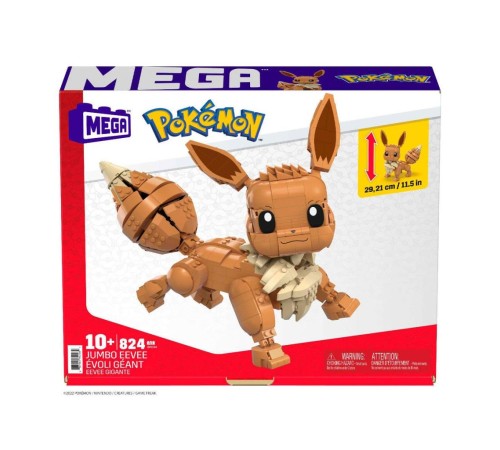 GMD34 MEGA™ Pokémon™ Jumbo Eevee 824 parça +10 yaş GMD34 MEGA™ Pokémon™ Jumbo Eevee 824 parça +10 yaş