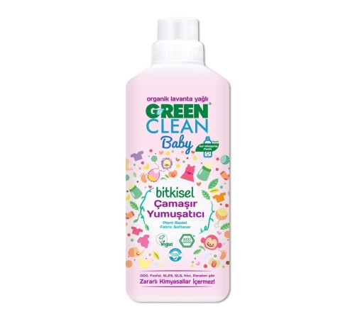 Green Clean Baby Bitkisel Çamaşır Yumuşatıcı 1000 ml Green Clean Baby Bitkisel Çamaşır Yumuşatıcı 1000 ml