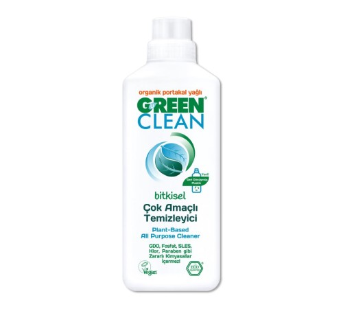 Green Clean Bitkisel Çok Amaçlı Temizleyici 1000 ml Green Clean Bitkisel Çok Amaçlı Temizleyici 1000 ml