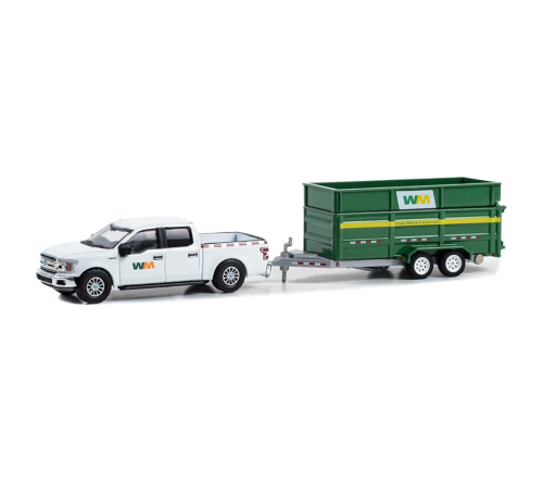 Greenlight 1/64 2018 Ford F-150 XLT with Double-Axle Dump