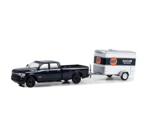 Greenlight 1/64 2023 Ram 2500 With Small Cargo Trailer Model Araba Greenlight 1/64 2023 Ram 2500 With Small Cargo Trailer Model Araba