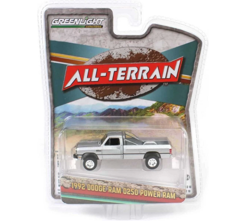 Greenlight 1/64 All-Terrain Series 16- 1992 Dodge Ram D250 Power Ram Greenlight 1/64 All-Terrain Series 16- 1992 Dodge Ram D250 Power Ram