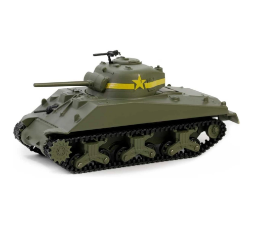 Greenlight 1/64 Battalion 64 Series 4- 1943 M4 Sherman Tank US Army World War II Greenlight 1/64 Battalion 64 Series 4- 1943 M4 Sherman Tank US Army World War II