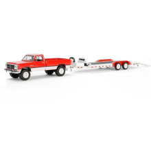 Greenlight 1/64 Hitch & Tow Series 31 - 1991 Dodge Ram Power Ram 250 with Heavy Duty Car Hauler