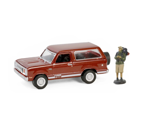 Greenlight 1/64 The Hobby Shop Series 16- 1978 Plymouth Trail Duster wiht Backpacker Figure Greenlight 1/64 The Hobby Shop Series 16- 1978 Plymouth Trail Duster wiht Backpacker Figure