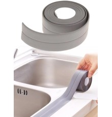 GRİ Su Sızdırmaz Lavabo Kenar Bandı (KUTUSUZ) (3.2m)