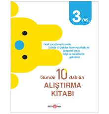 Günde 10 Dakika Alıştırma Kitabı 3 Yaş
