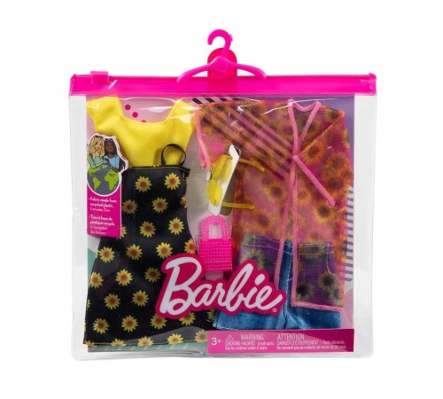 GWF04 Barbie'nin Kıyafet Koleksiyonu 2'li Paketler / +3 yaş GWF04 Barbie'nin Kıyafet Koleksiyonu 2'li Paketler / +3 yaş