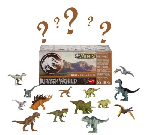 GWP38 Jurassic World Sürpriz Paketli Mini Dinozor Figürleri GWP38 Jurassic World Sürpriz Paketli Mini Dinozor Figürleri