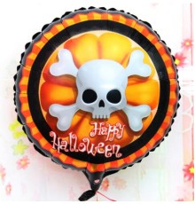 Halloween İskelet Kuru Kafa Folyo Balon 18 inç
