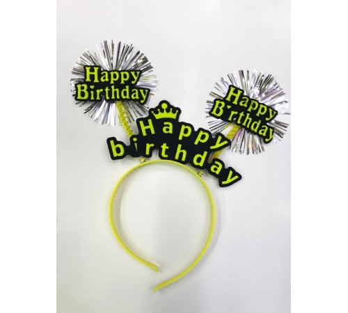 Happy Birthday Neon Renk Doğum Günü Tacı 12 Adet Happy Birthday Neon Renk Doğum Günü Tacı 12 Adet