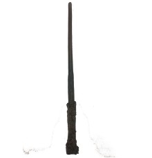 Harry Potter Asası 30 cm ve Siyah Çerçeveli Harry Potter Gözlüğü Seti