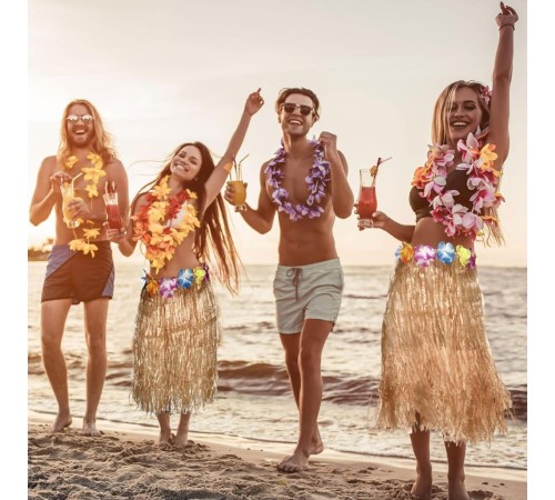Hawaii Tarzı Hula Eteği – 60 cm Hasır Naturel Etek Hawaii Tarzı Hula Eteği – 60 cm Hasır Naturel Etek