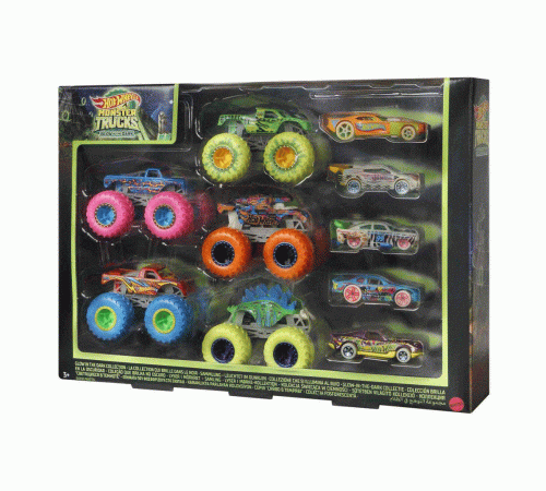 HCB57 Monster Trucks Karanlıkta Parlayan Araçlar, Hot Wheels Monster Trucks - Mattel HCB57 Monster Trucks Karanlıkta Parlayan Araçlar, Hot Wheels Monster Trucks - Mattel
