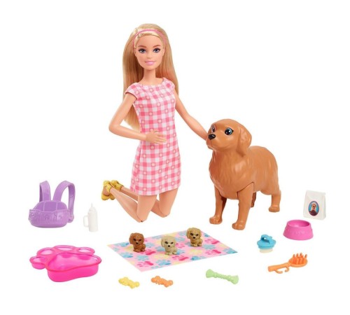 HCK75 Barbie ve Yeni Doğan Köpekler Oyun Seti, Barbie ve Hayvanları HCK75 Barbie ve Yeni Doğan Köpekler Oyun Seti, Barbie ve Hayvanları