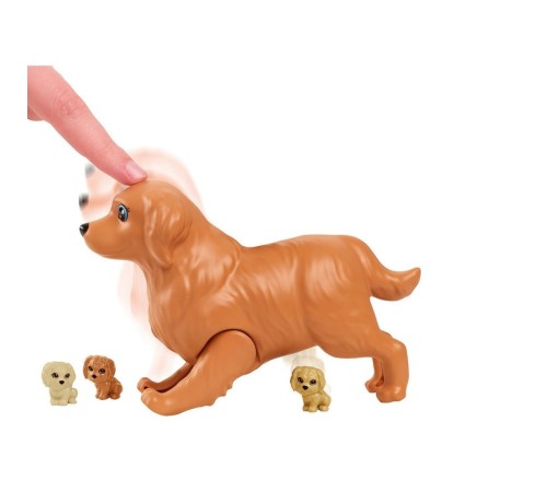 HCK75 Barbie ve Yeni Doğan Köpekler Oyun Seti, Barbie ve Hayvanları