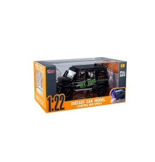 HCL-801P Çek Bırak 1:22 Sesli ve Işıklı Buhar Çıkartan Metal Jeep -Vardem
