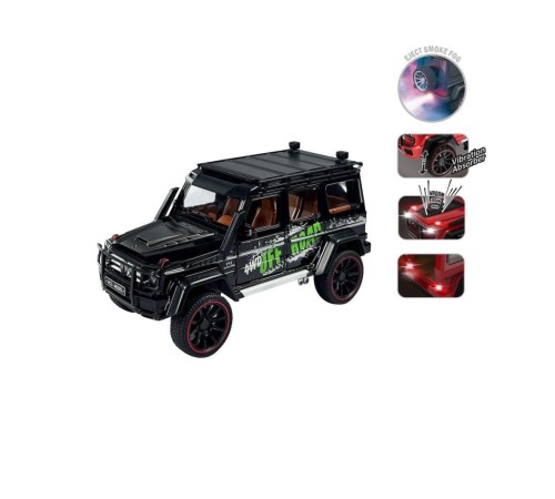HCL-801P Çek Bırak 1:22 Sesli ve Işıklı Buhar Çıkartan Metal Jeep -Vardem HCL-801P Çek Bırak 1:22 Sesli ve Işıklı Buhar Çıkartan Metal Jeep -Vardem