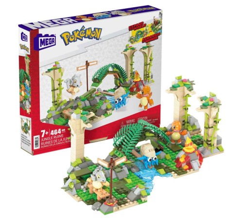 HDL86 MEGA™ Pokémon™ Jungle Ruins - Adventure Builder Antik Kent Seti 464 parça +7 yaş HDL86 MEGA™ Pokémon™ Jungle Ruins - Adventure Builder Antik Kent Seti 464 parça +7 yaş