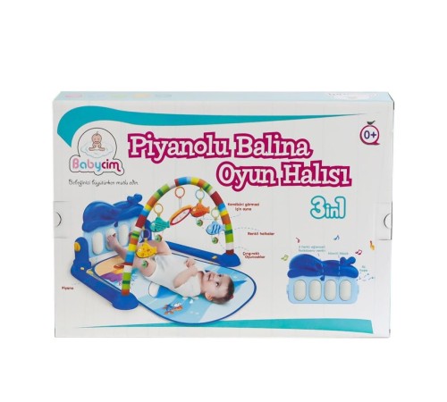 HE0631 Babycim Pianolu Balina Oyun Halısı -Birliktoys HE0631 Babycim Pianolu Balina Oyun Halısı -Birliktoys