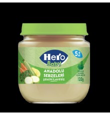 Hero Baby Anadolu Sebzeleri Kavanoz Mama 120 Gr
